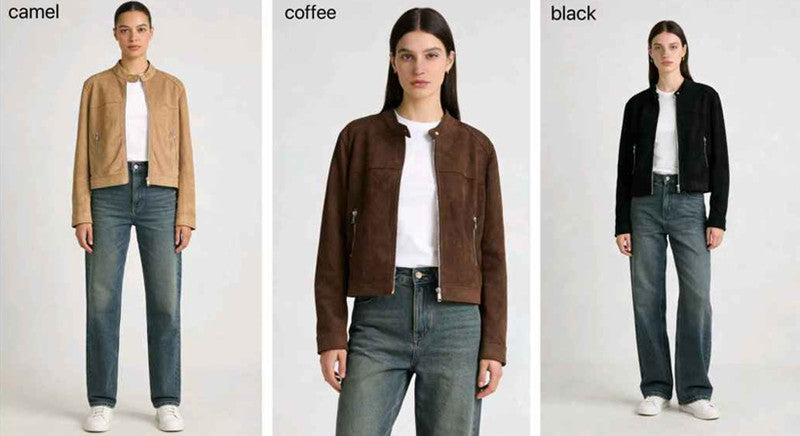 Giacca donna Blu Deise all'ingrosso modello AY983 - L&Y