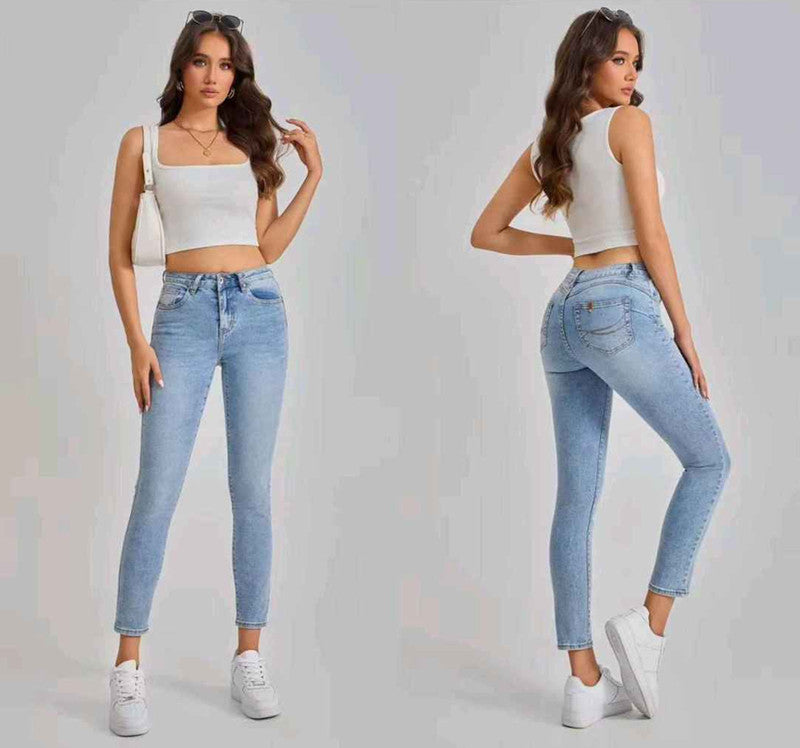 Jeans donna Farfallina all'ingrosso modello F7633 - L&Y