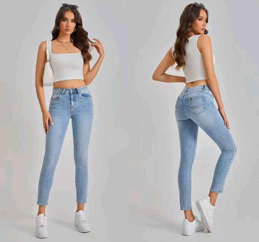 Jeans donna Farfallina all'ingrosso modello F7633 - L&Y