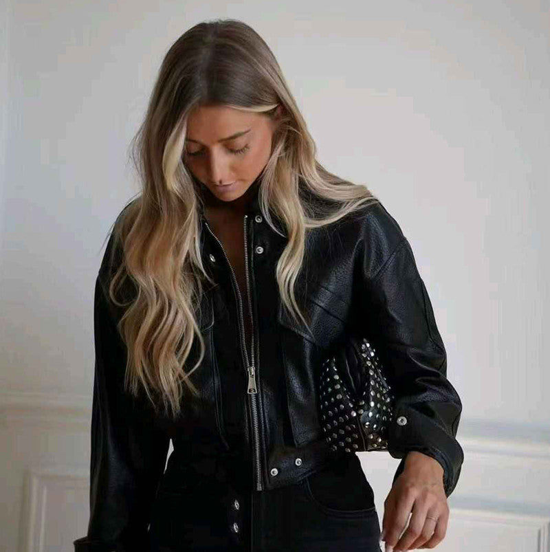 Giacca di ecopelle donna Vinceotto all'ingrosso modello DD90-B - L&Y