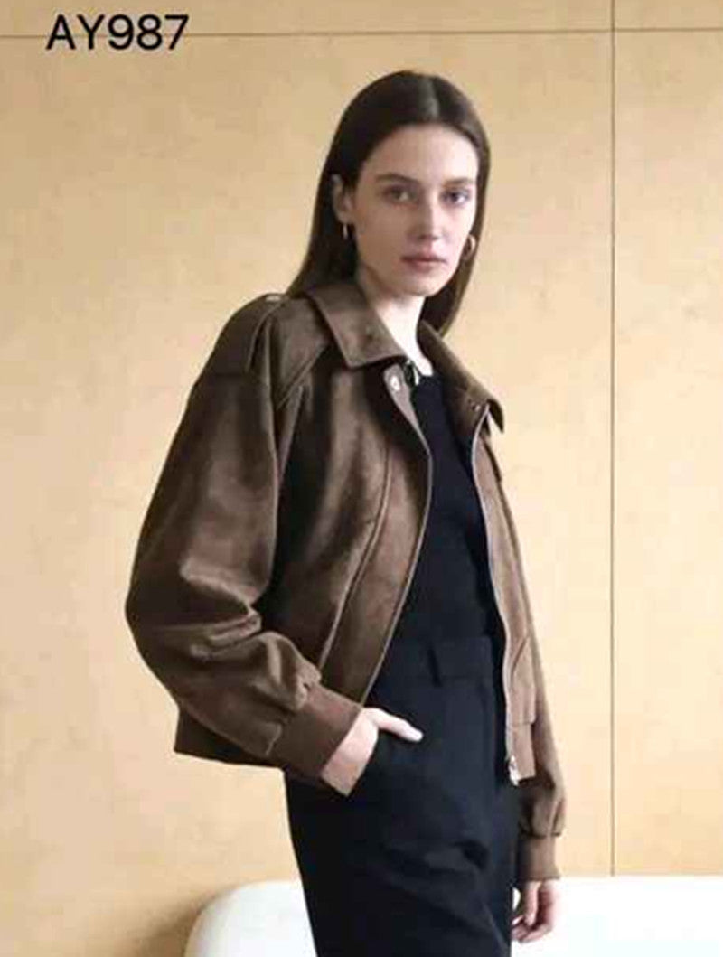 Giacca donna Blu Deise all'ingrosso modello AY987 - L&Y