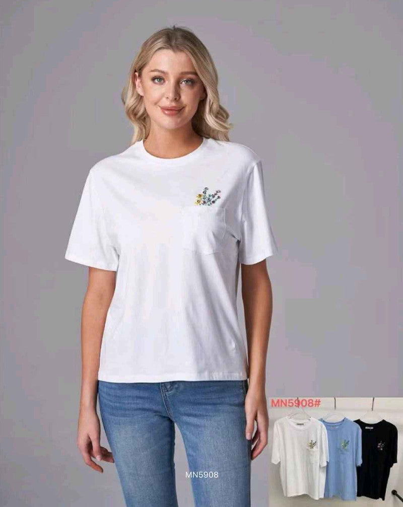 T-shirt donna Monte Cervino all'ingrosso modello MN5908 - L&Y