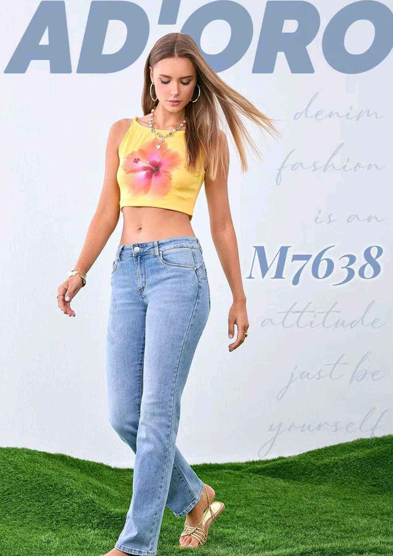 Jeans donna AD'ORO all'ingrosso modello M7638 - L&Y