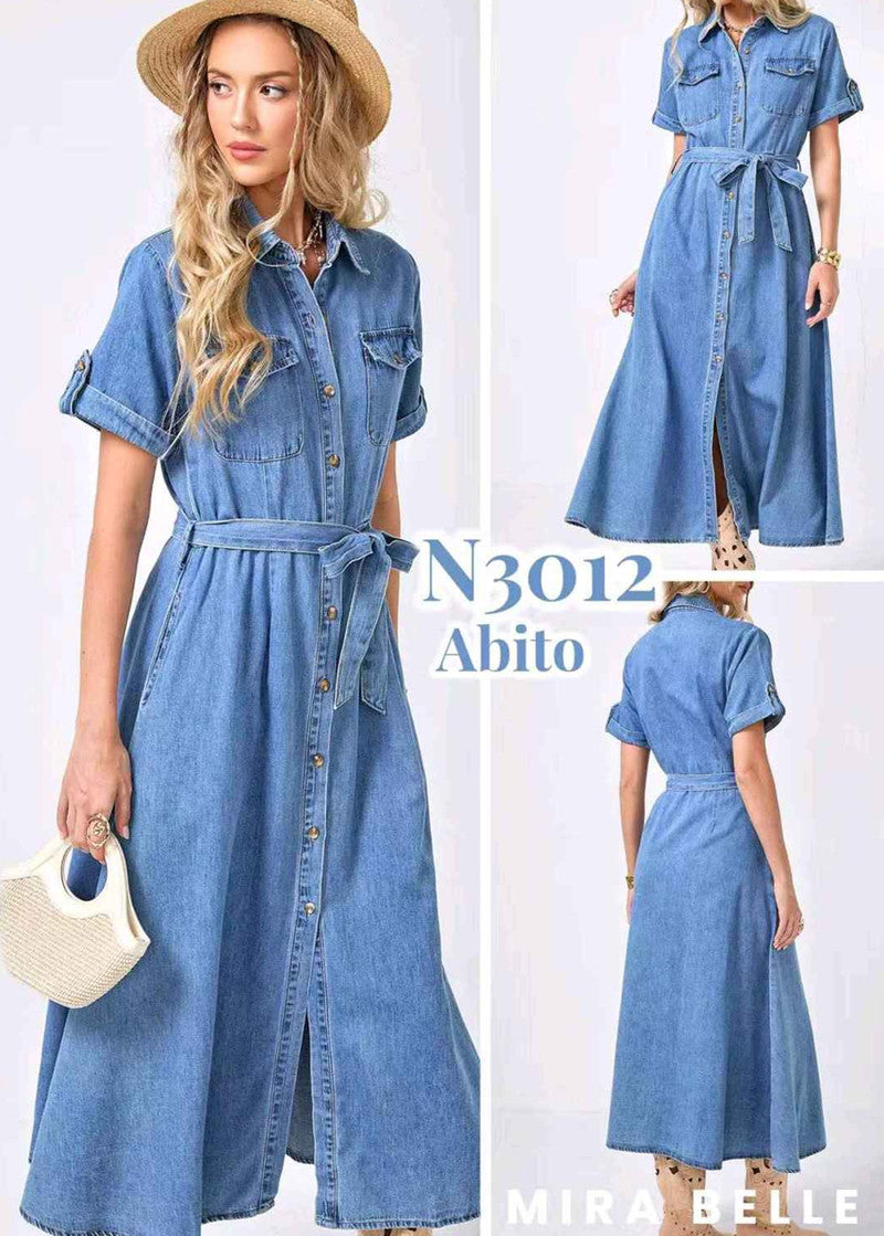 Vestito donna Mira Belle all'ingrosso modello N3012 - L&Y