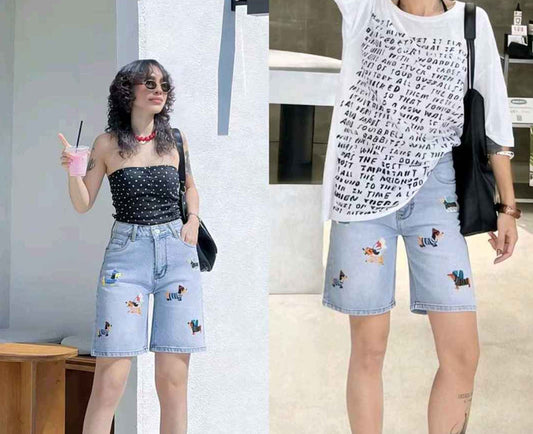 Shorts donna Lovely Star all'ingrosso modello Z6508 - L&Y