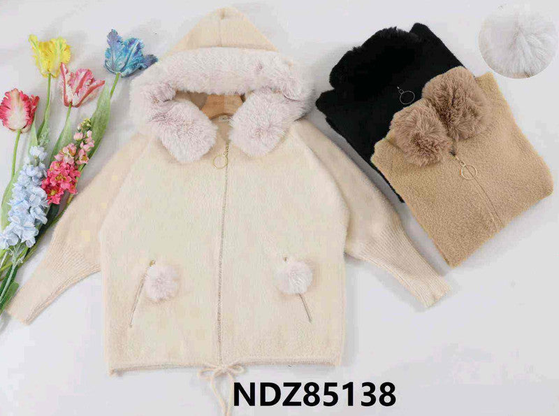 Giacca donna Blu Oltre all'ingrosso modello NDZ85138 - L&Y