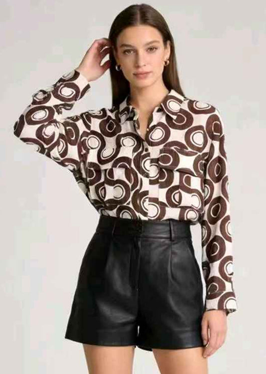 Camicia donna Blu Deise all'ingrosso modello CR-2520 - L&Y