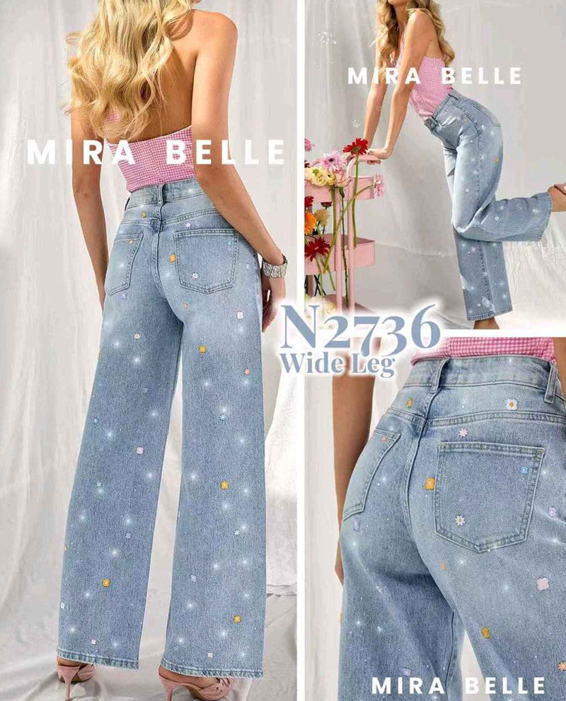 Jeans donna Mira Belle all'ingrosso modello N2736 - L&Y