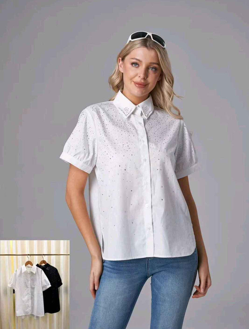 Camicia donna Monte Cervino all'ingrosso modello M23339 - L&Y