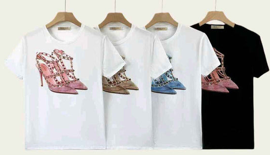 T-shirt donna Miss Kiss all'ingrosso modello MS-A6002 - L&Y