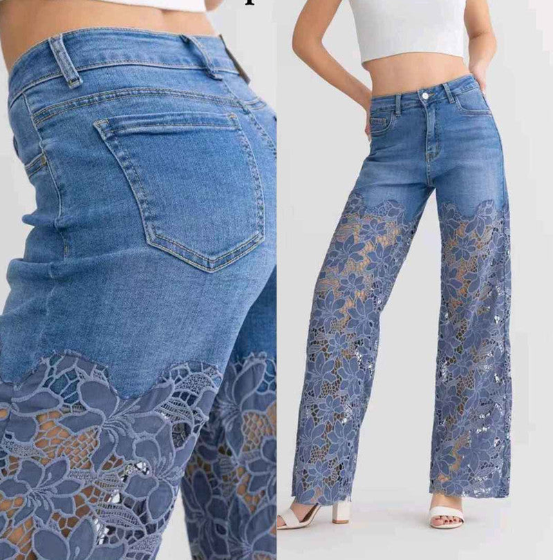 Jeans donna Lovely Star all'ingrosso modello Z6329 - L&Y