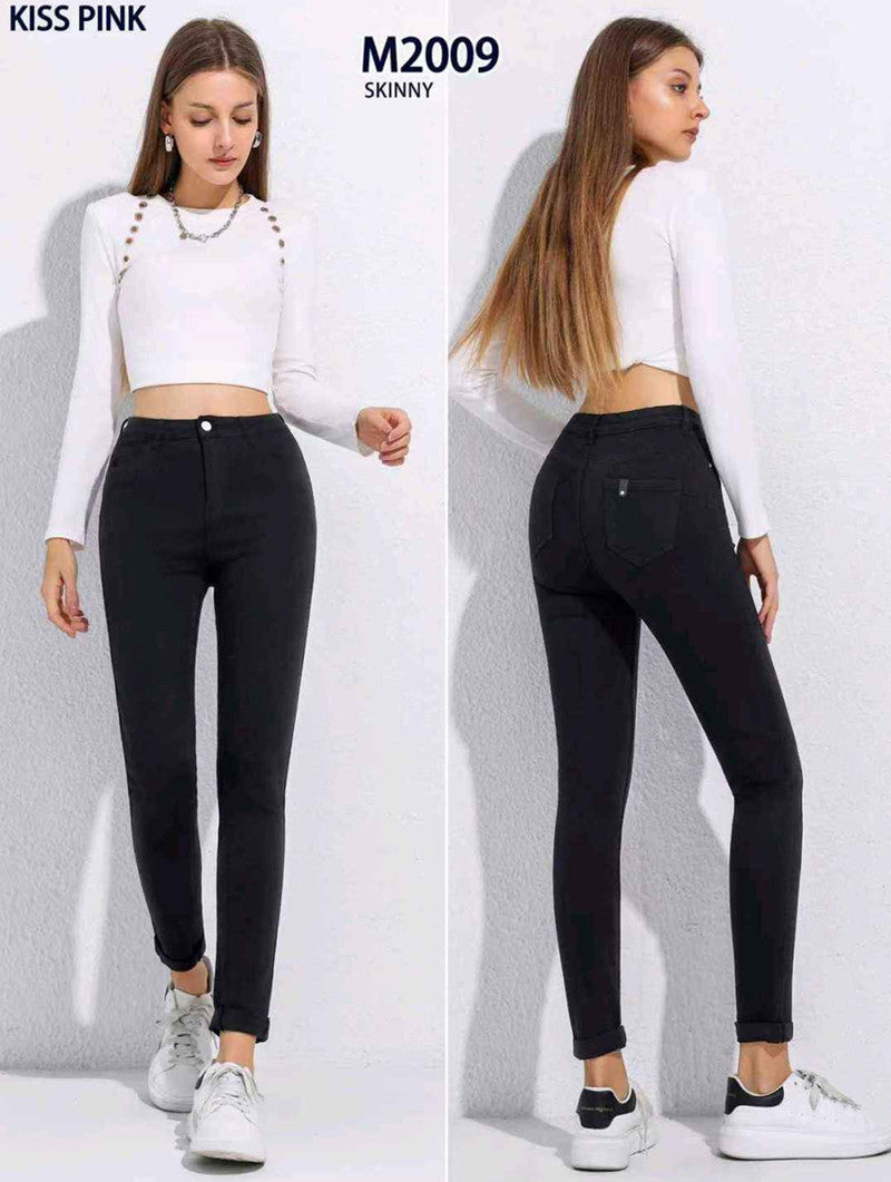 Jeans donna Kiss Pink all'ingrosso modello M2009 - L&Y