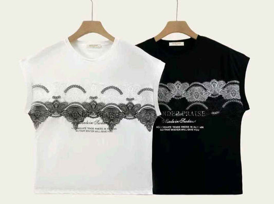 T-shirt donna Miss Kiss all'ingrosso modello MS-A806 - L&Y