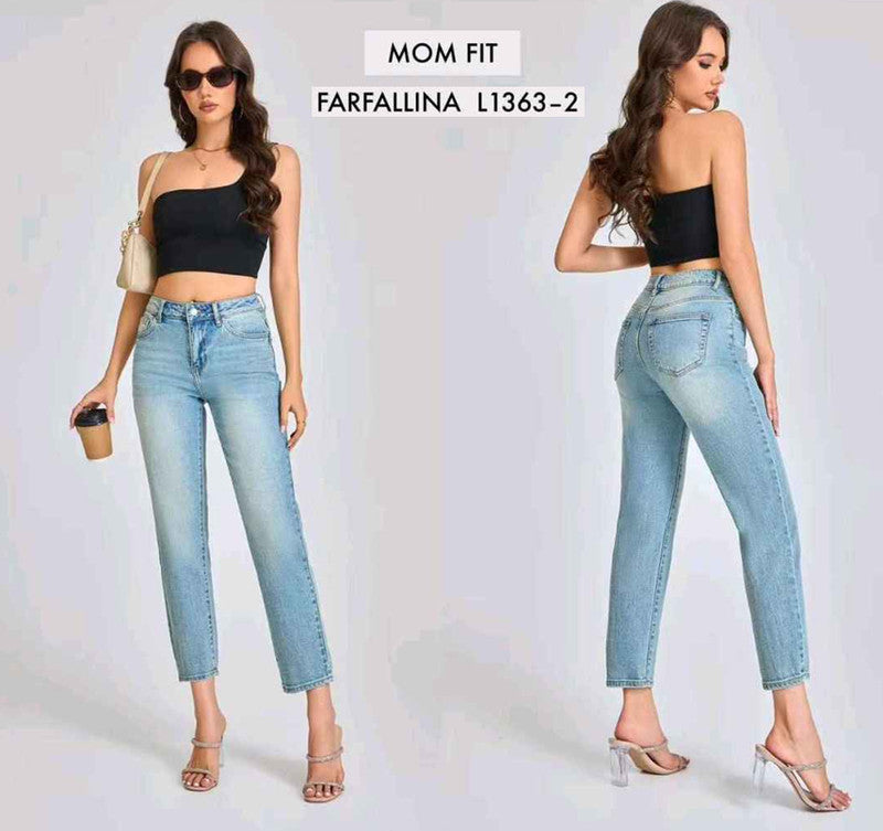 Jeans donna Farfallina all'ingrosso modello L1363 - L&Y