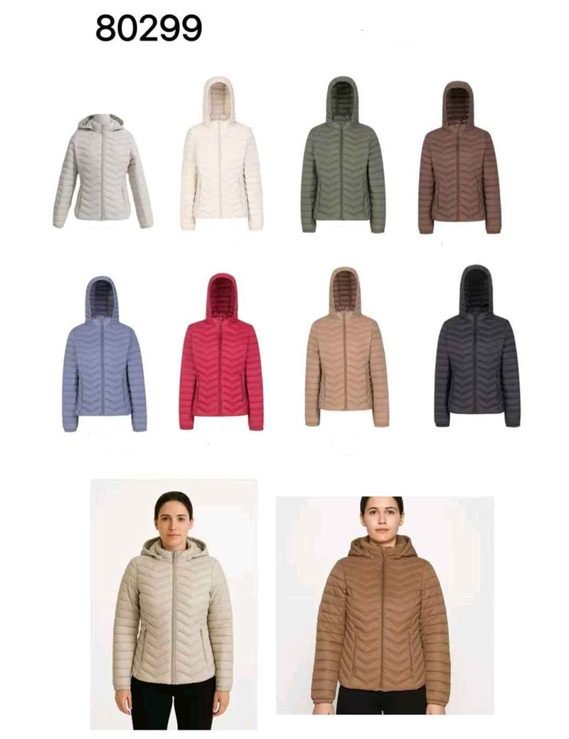 Giacca donna Blu Deise all'ingrosso modello 80299 - L&Y