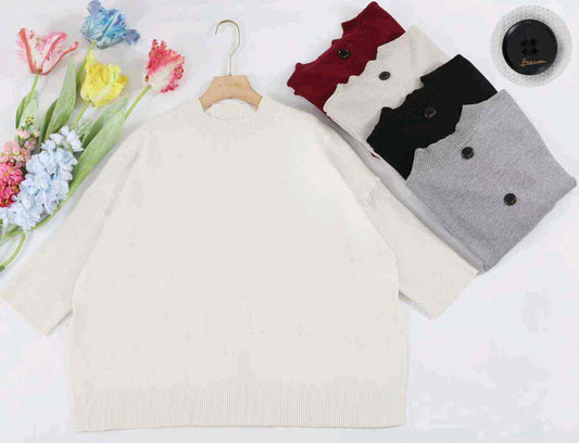 Maglia donna Blu Oltre all'ingrosso modello XB85338 - L&Y