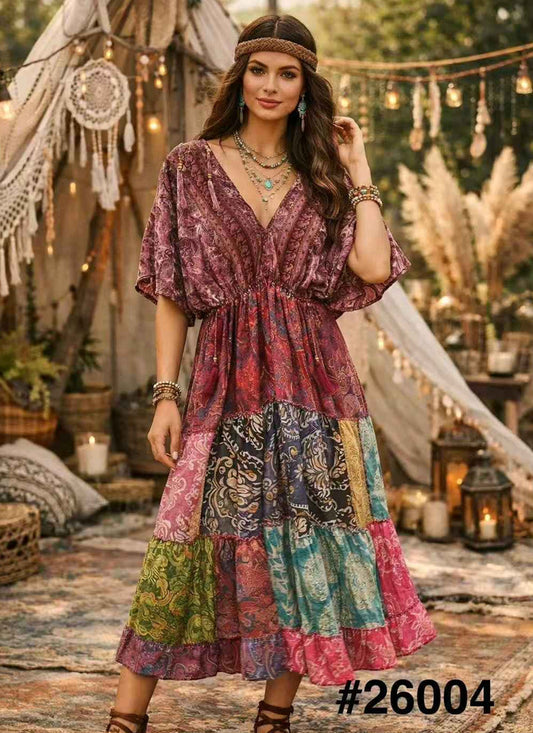 Vestito donna Swarna all'ingrosso modello 26004 - L&Y