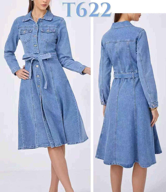 Vestito donna AD'ORO all'ingrosso modello T622 - L&Y