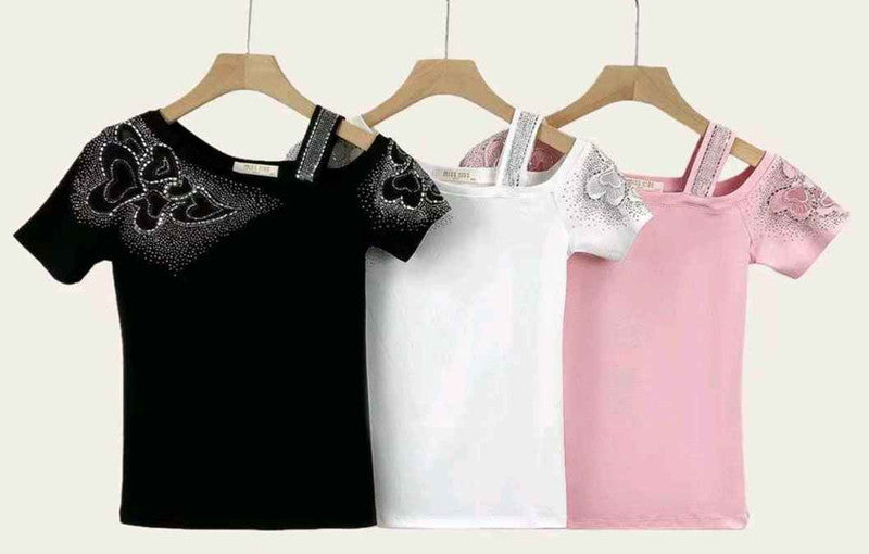 T-shirt donna Miss Kiss all'ingrosso modello MS-A6005 - L&Y