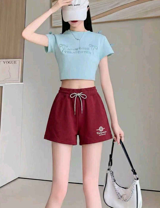 Shorts donna Wit Girl all'ingrosso modello K2567 - L&Y