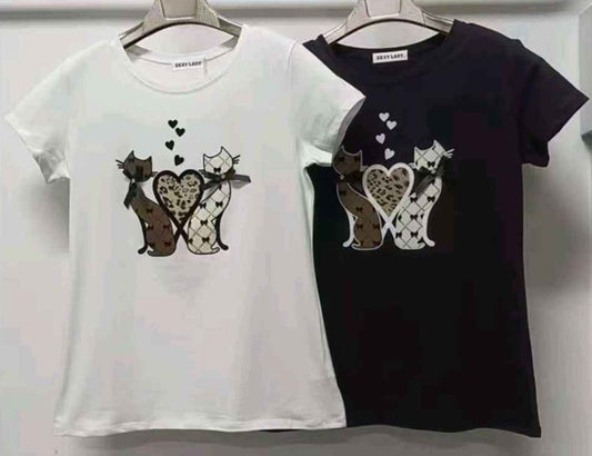 T-shirt donna SEXY LADY all'ingrosso modello A367 - L&Y