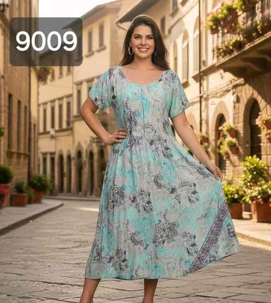 Vestito donna Swarna all'ingrosso modello 9009 - L&Y