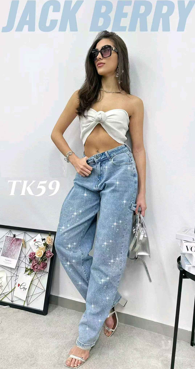Jeans donna Jack Berry all'ingrosso modello TK59 - L&Y