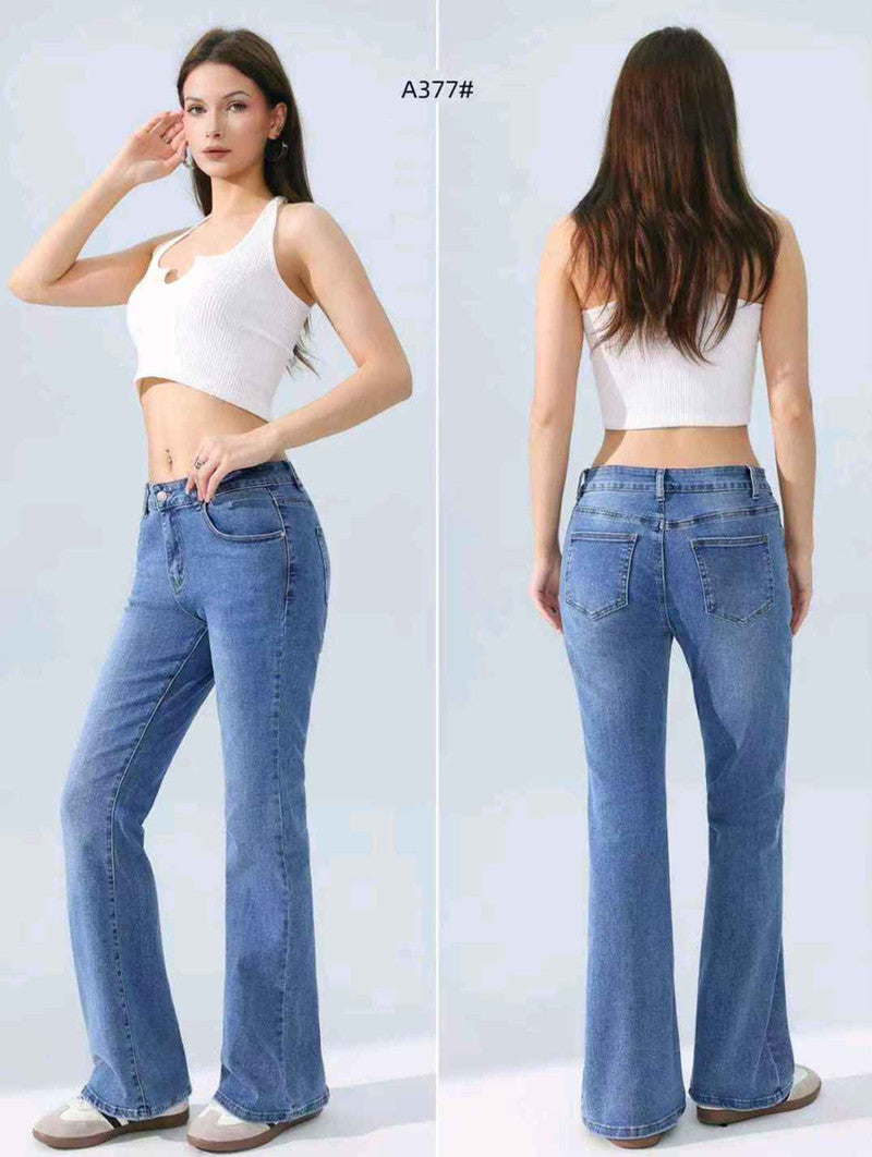 Jeans donna Kiss Pink all'ingrosso modello A377 - L&Y