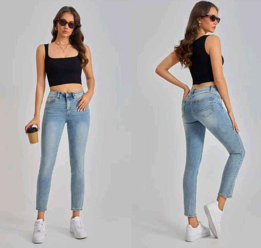 Jeans donna Farfallina all'ingrosso modello F7633 - L&Y