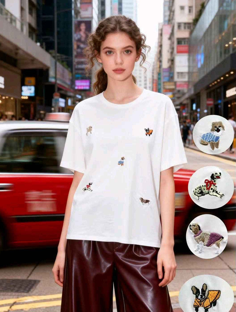 T-shirt donna Studio Eleven all'ingrosso modello D67682 - L&Y