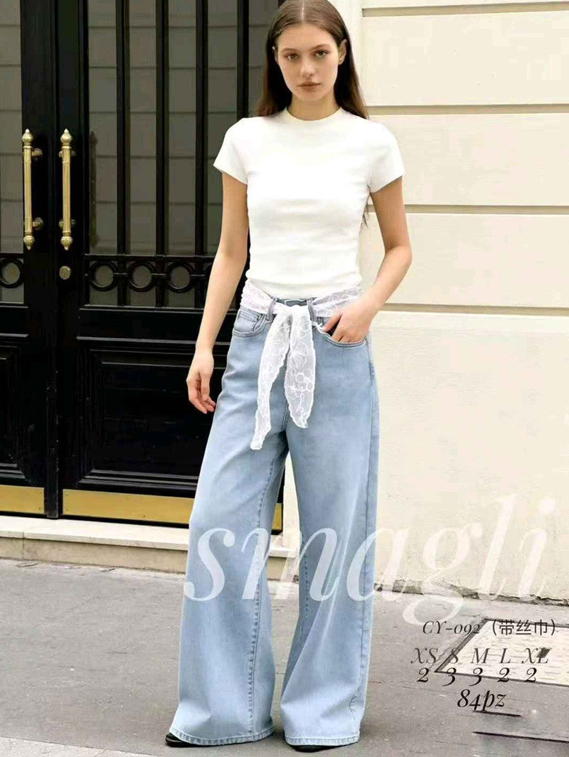 Jeans donna Smagli all'ingrosso modello CY-092 - L&Y