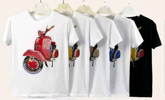 T-shirt donna Miss Kiss all'ingrosso modello MS-A325 - L&Y