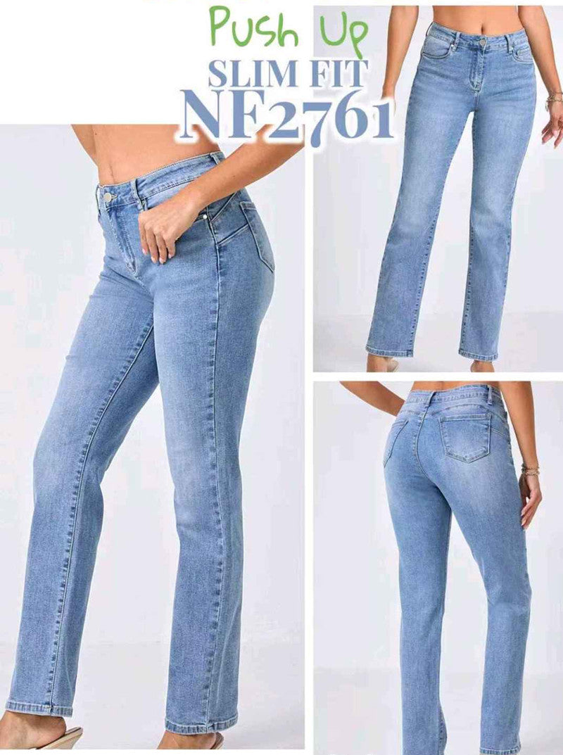 Jeans taglia comoda donna Mira Belle all'ingrosso modello NF2761 - L&Y