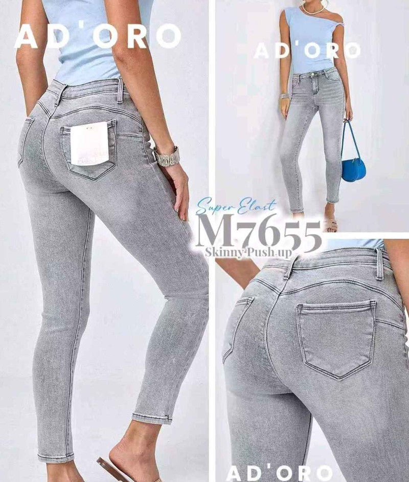 Jeans donna AD'ORO all'ingrosso modello M7655 - L&Y