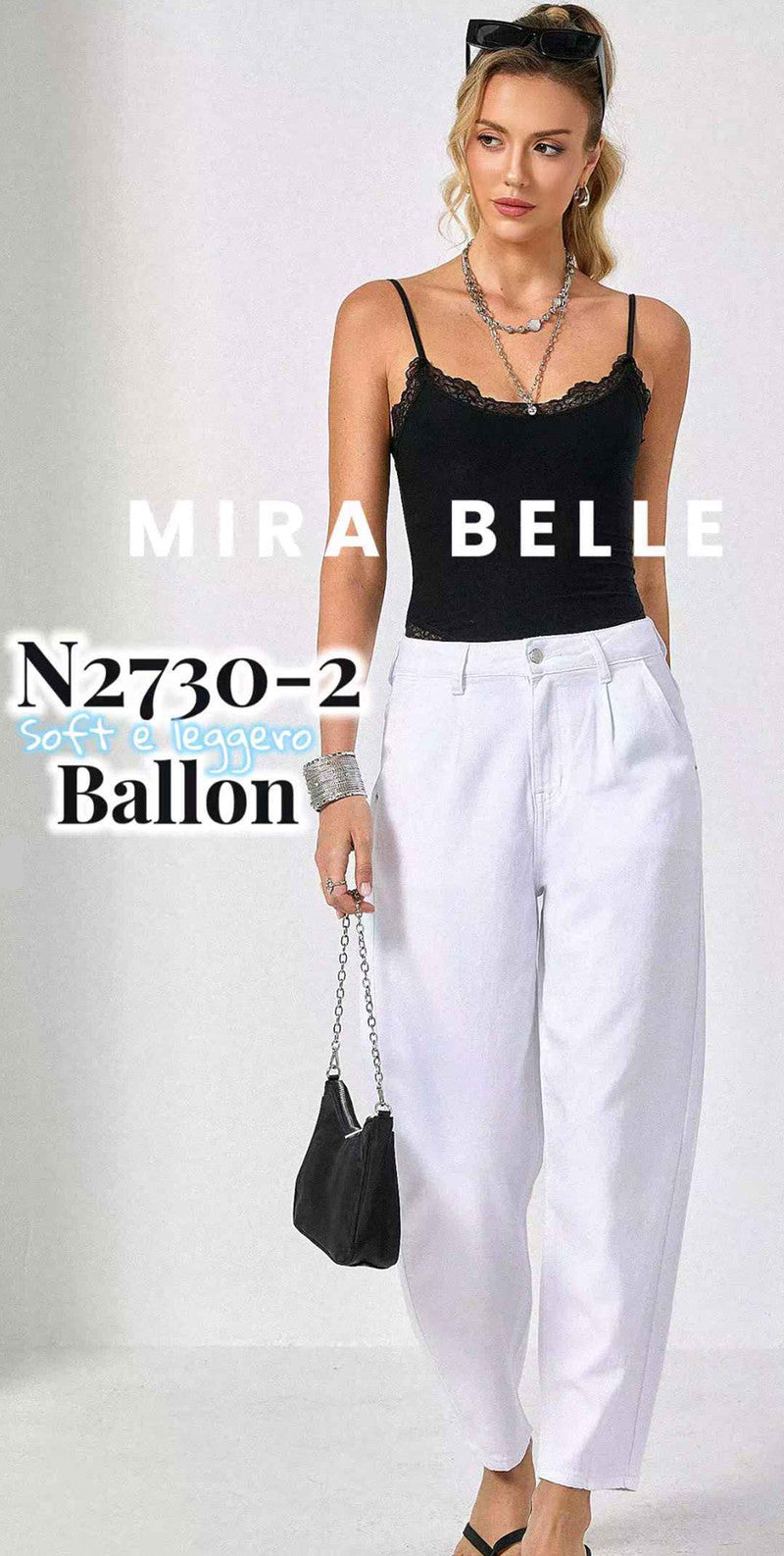 Jeans donna Mira Belle all'ingrosso modello N2730 - L&Y