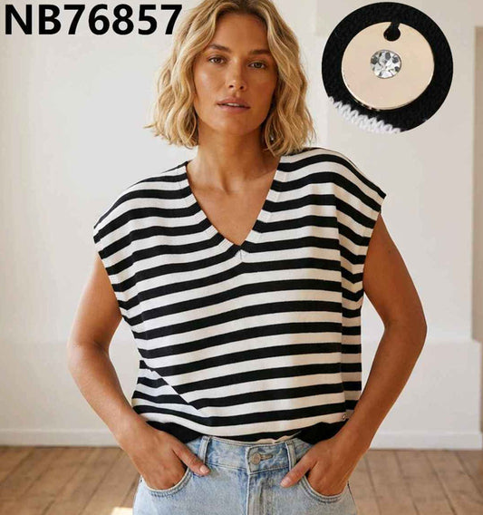 Maglia donna Blu Oltre all'ingrosso modello NB76857 - L&Y