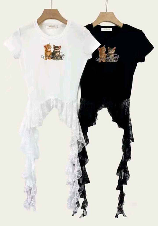 T-shirt donna Miss Kiss all'ingrosso modello MS-A808 - L&Y