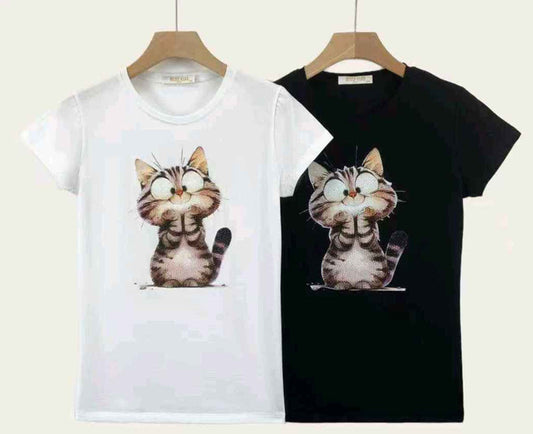 T-shirt donna Miss Kiss all'ingrosso modello MS-A6128 - L&Y