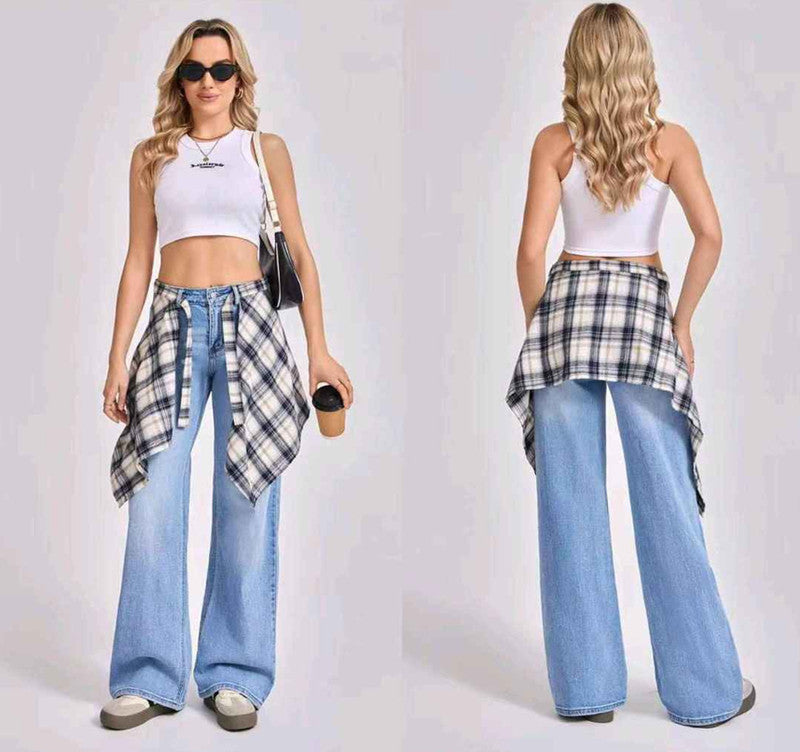 Jeans donna Farfallina all'ingrosso modello L1357 - L&Y