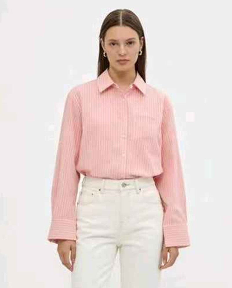 Camicia donna Blu Deise all'ingrosso modello CR-2557 - L&Y