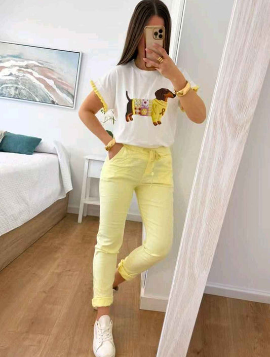 T-shirt donna K N T all'ingrosso modello 1556 - L&Y