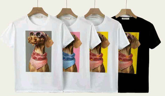 T-shirt donna Miss Kiss all'ingrosso modello MS-A208 - L&Y