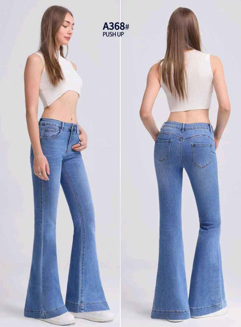 Jeans donna Kiss Pink all'ingrosso modello A368 - L&Y