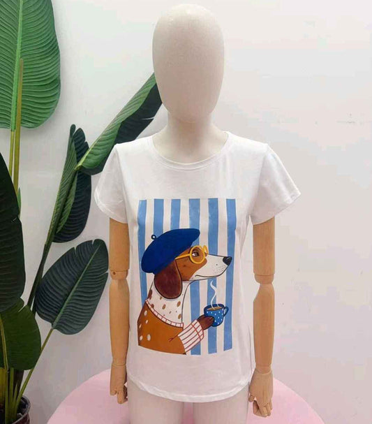 T-shirt donna Timiami all'ingrosso modello 68001-111 - L&Y