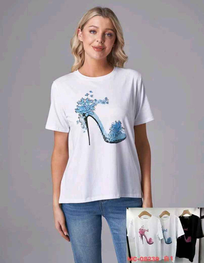 T-shirt donna Monte Cervino all'ingrosso modello MC08239 - L&Y