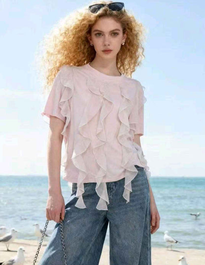 T-shirt donna Studio Eleven all'ingrosso modello V692 - L&Y