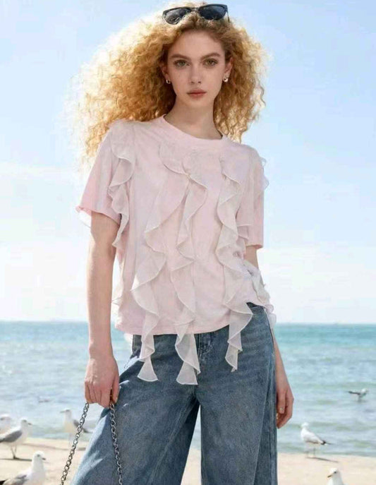 T-shirt donna Studio Eleven all'ingrosso modello V692 - L&Y