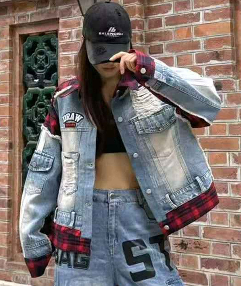 Giacca di jeans donna Vinceotto all'ingrosso modello HH69980 - L&Y