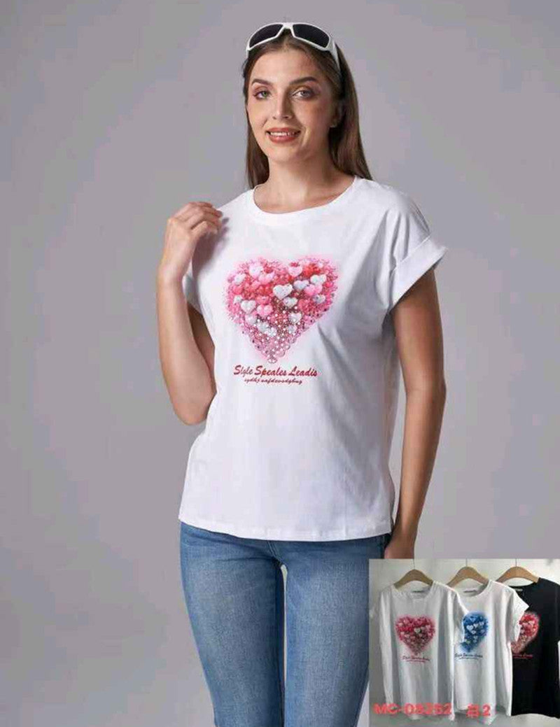 T-shirt donna Monte Cervino all'ingrosso modello MC08252 - L&Y