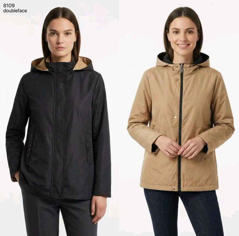 Giacca taglia comoda donna Blu Deise all'ingrosso modello 8109 - L&Y